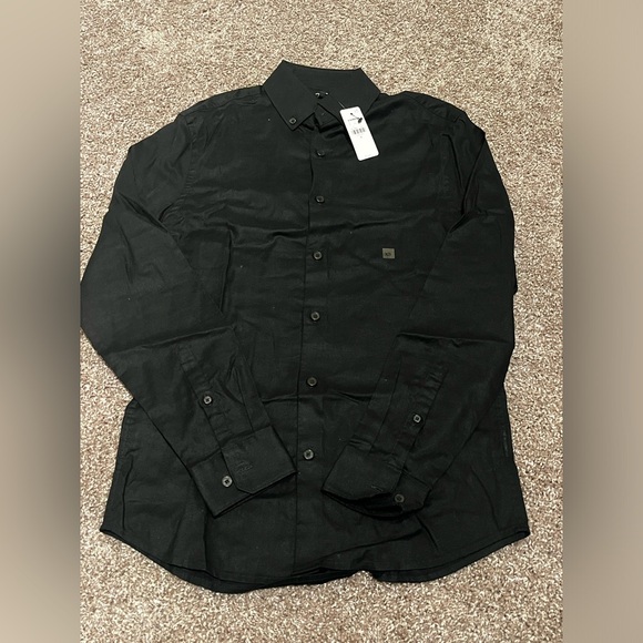 Express Men’s Black Buttondown XS - Picture 1 of 4